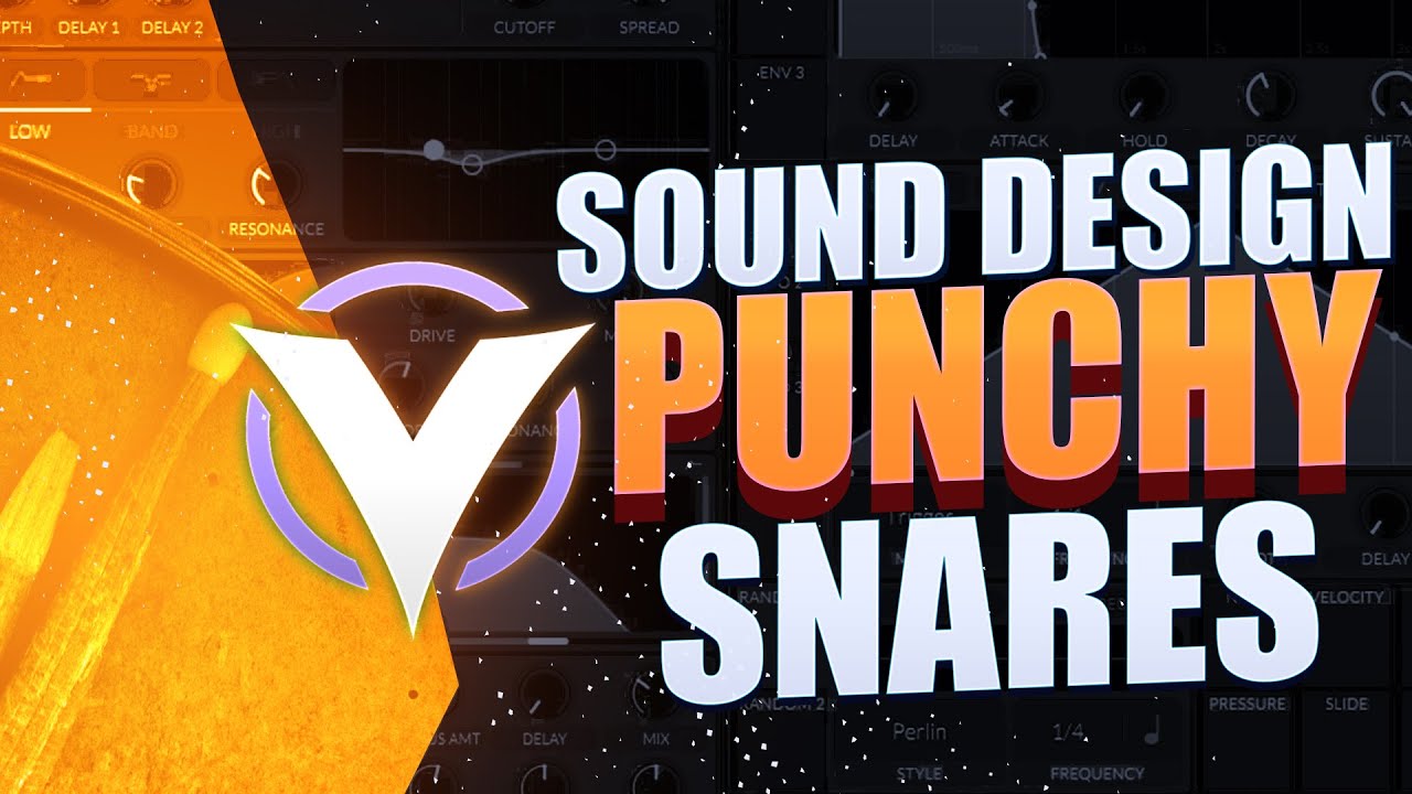 How To Sound Design Punchy Snare Drums (using Vital)