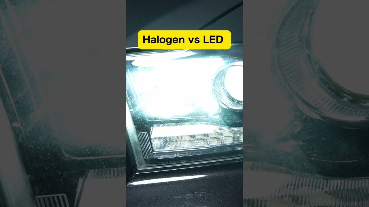 Halogen vs LED Headlights Tested Side by Side