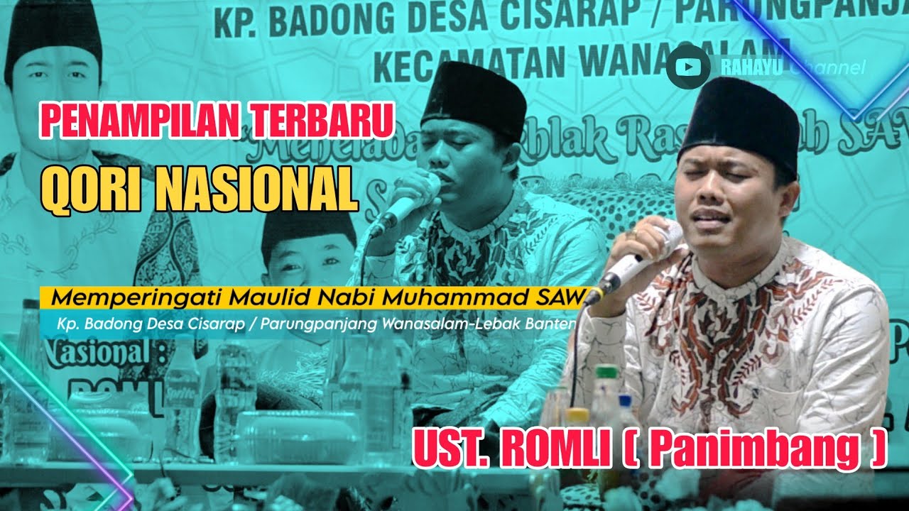 TERBARU SUARA MERDU QORI NASIONAL Ust.M.Romli [Panimbang]