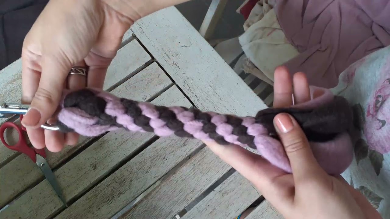 Jak si uplést vodítko pro psa DIY