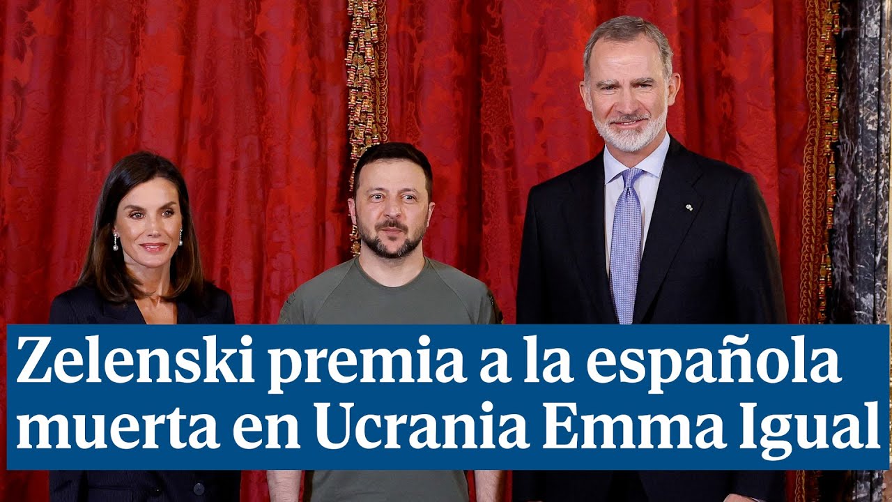 Zelenski premia a la cooperante española muerta en Ucrania Emma Igual