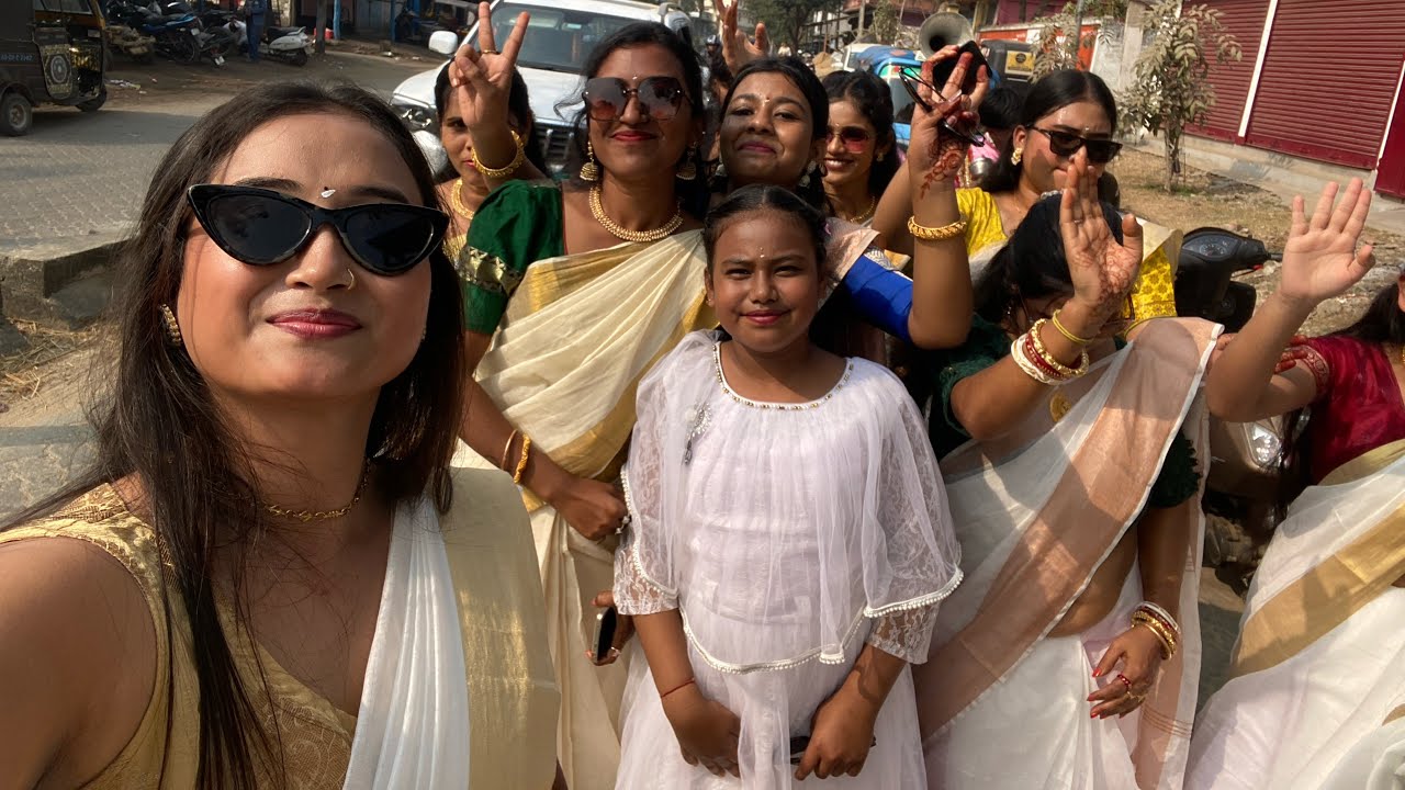 বনশ্রীর বিয়ের গায়েহলুদে চলে গেলাম দক্ষিণ ভারতীয় লুকে বিধির সাজে বনশ্রীকে দারুণ লাগছে 🥰🫶🏻😘