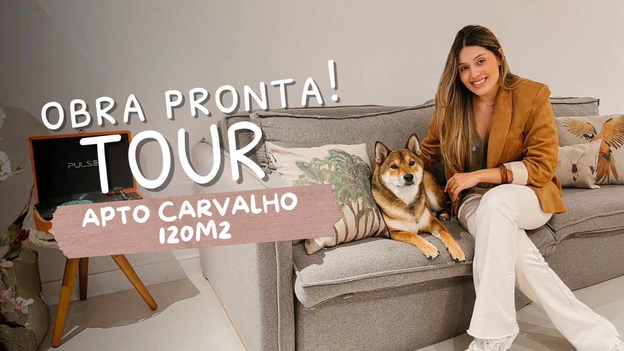 OBRA PRONTA! TOUR AP CARVALHO 120M² - COZINHA AZUL, BANHEIRA IMERSÃO E QUARTO NY