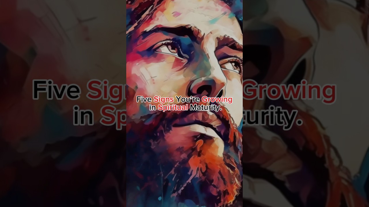 Five signs you&rsquo;re growing in spiritual maturity. #jesus #viral ￼