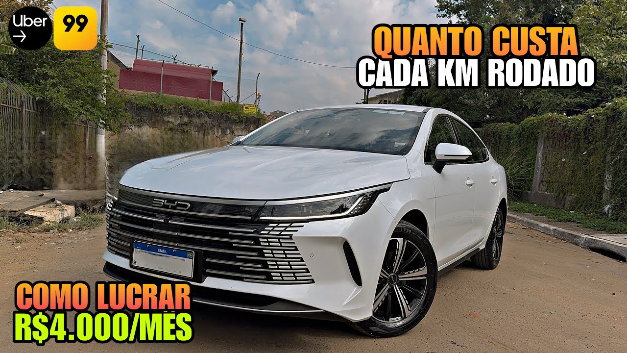 Como ganhar R$4.000,00 livre com o BYD King na Uber ✅
