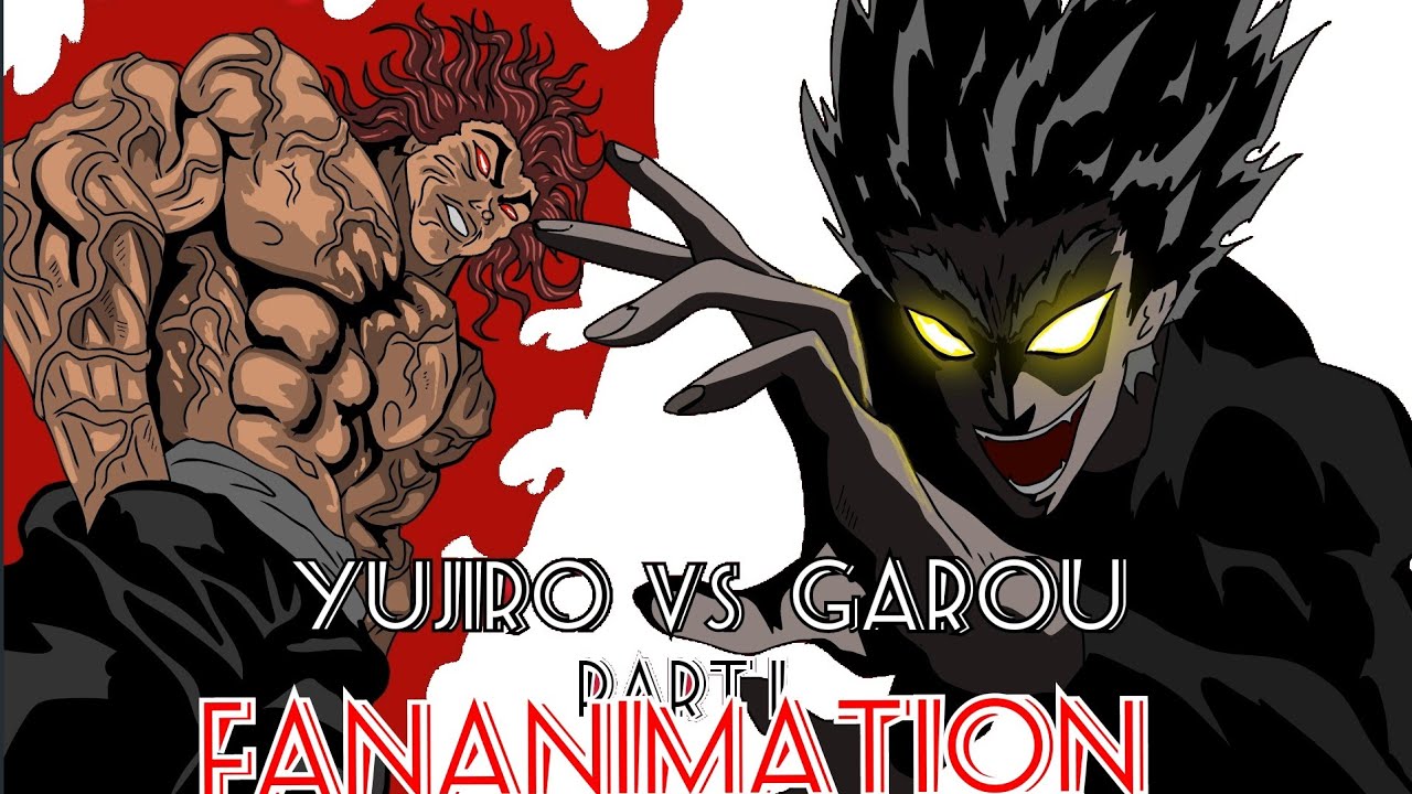 Garou vs Yujiro Hanma part1 fananimation / Гароу против Юдзиро(озвучка)
