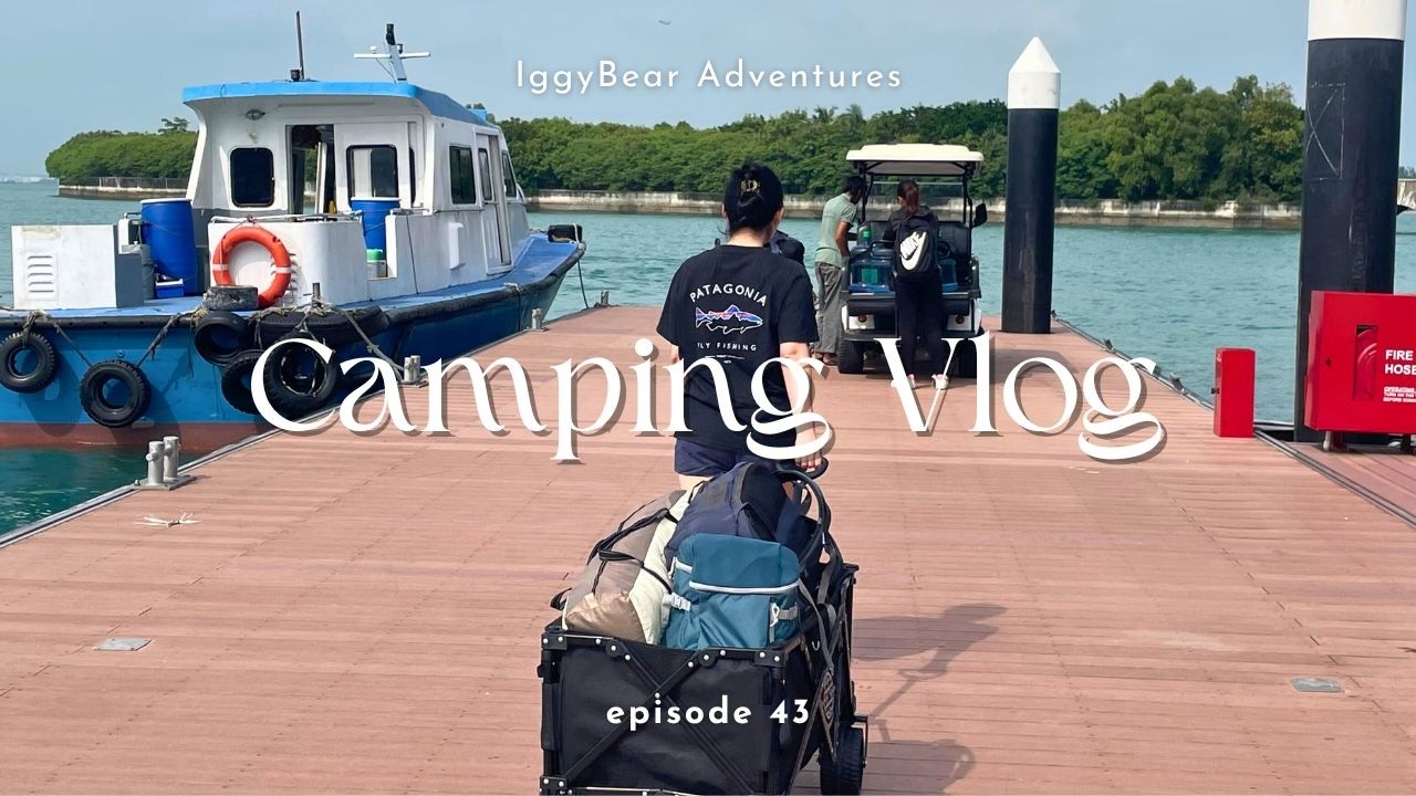 [43] Braving the rain and surviving on Lazarus Island for one night | Camping in Singapore