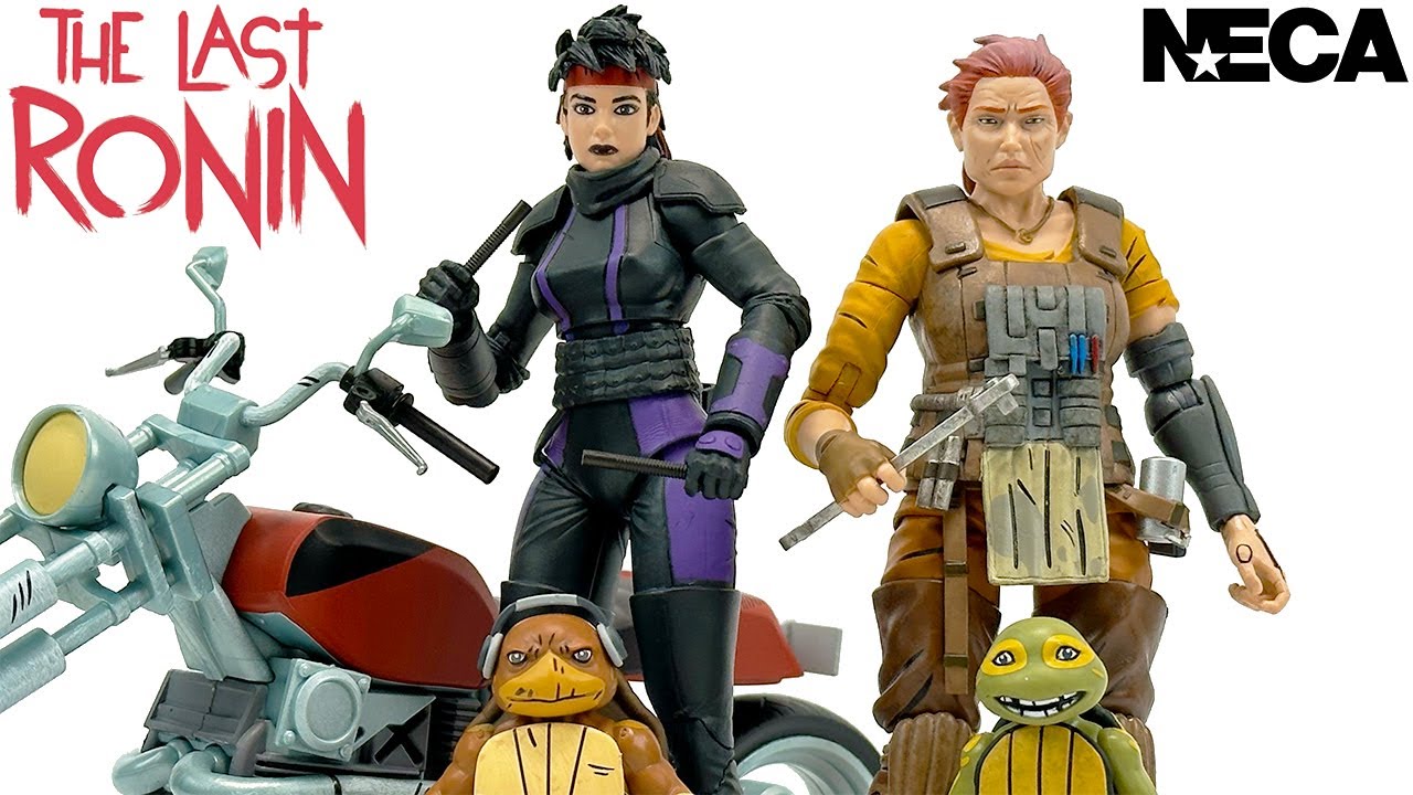 NECA TMNT Last Ronin Grammy April & Casey Marie Review!