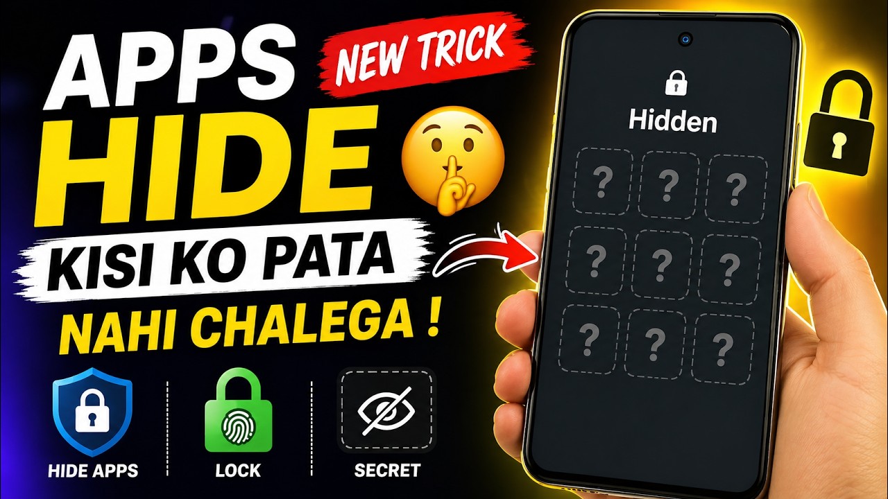 How to Hide Apps/Games in Samsung and All another Model of Phones 2024 100%✅