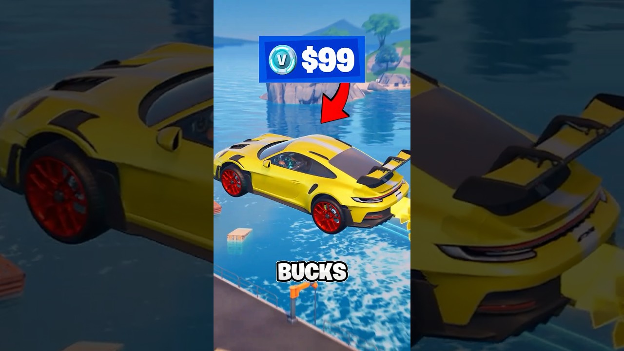 You NEVER have to buy CARS in FORTNITE!!! 