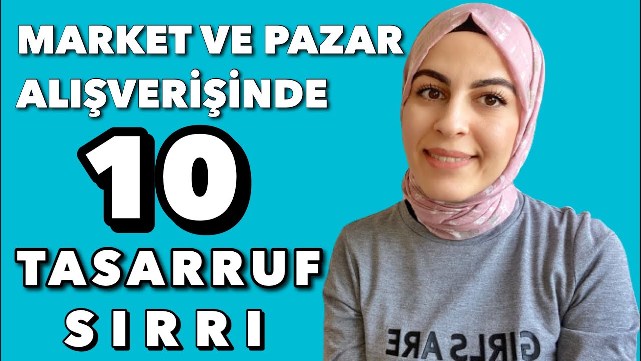 MARKET VE PAZAR ALIŞVERİŞİNDE NASIL TASARRUF EDİLİR?💸 PARA BİRİKTİRME Y&Ouml;NTEMLERİ