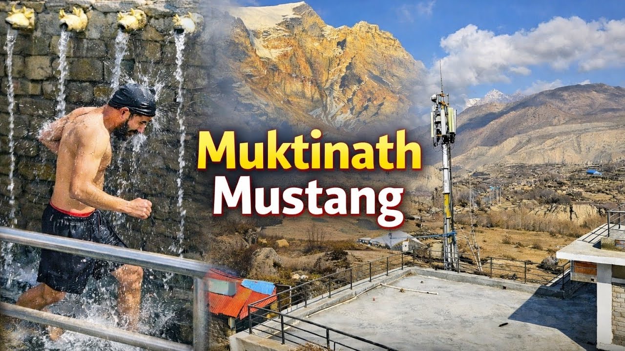 Way To Muktinath ,Mustang Nepal ..Mustang MotoVlog Muktinath Road Trip