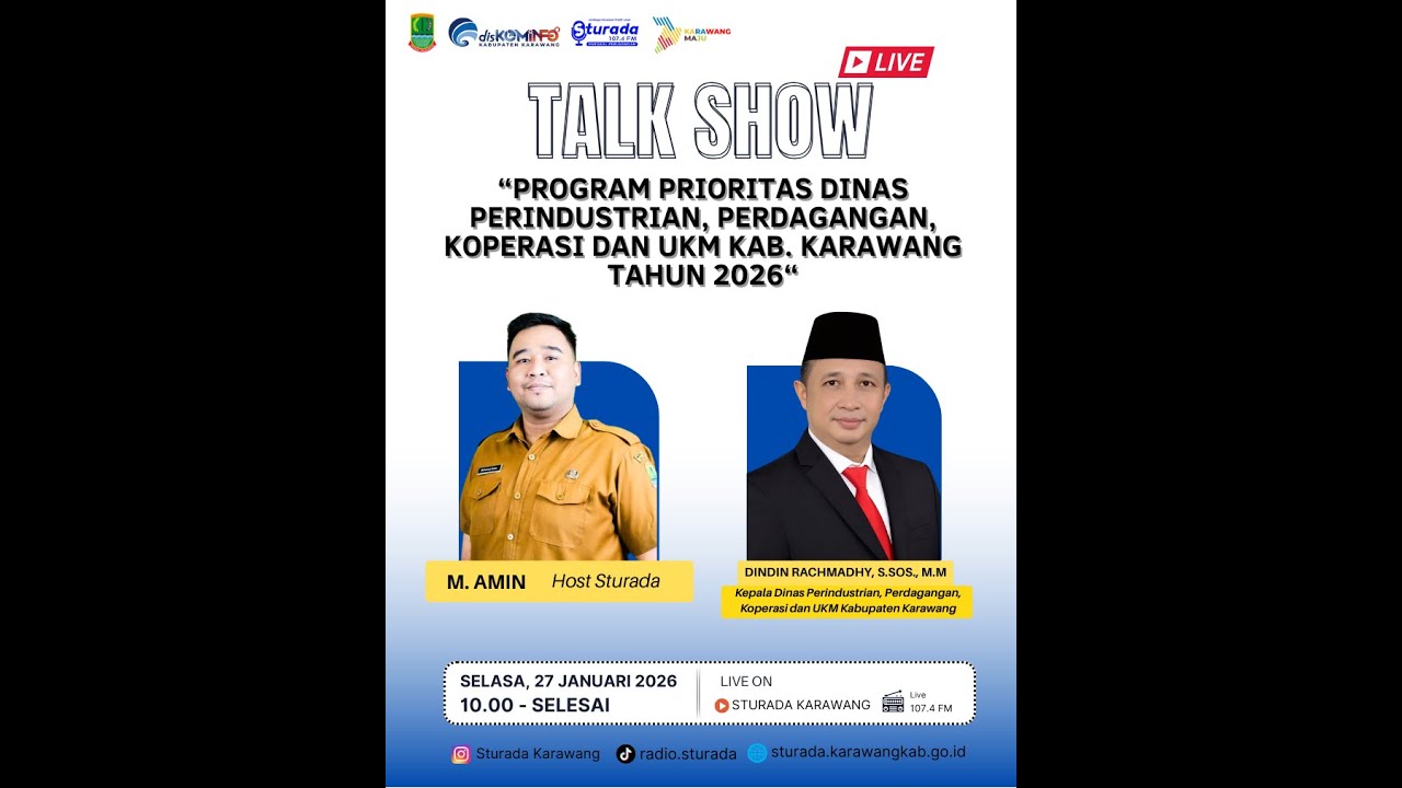 “PROGRAM prioritas Dinas Perindustrian, Perdagangan, Koperasi dan UKM KAB. KARAWANG tahun 2026“