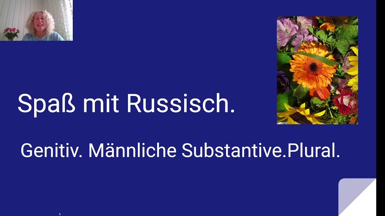 Spaß mit Russisch. Genitiv. Substantive im Plural.