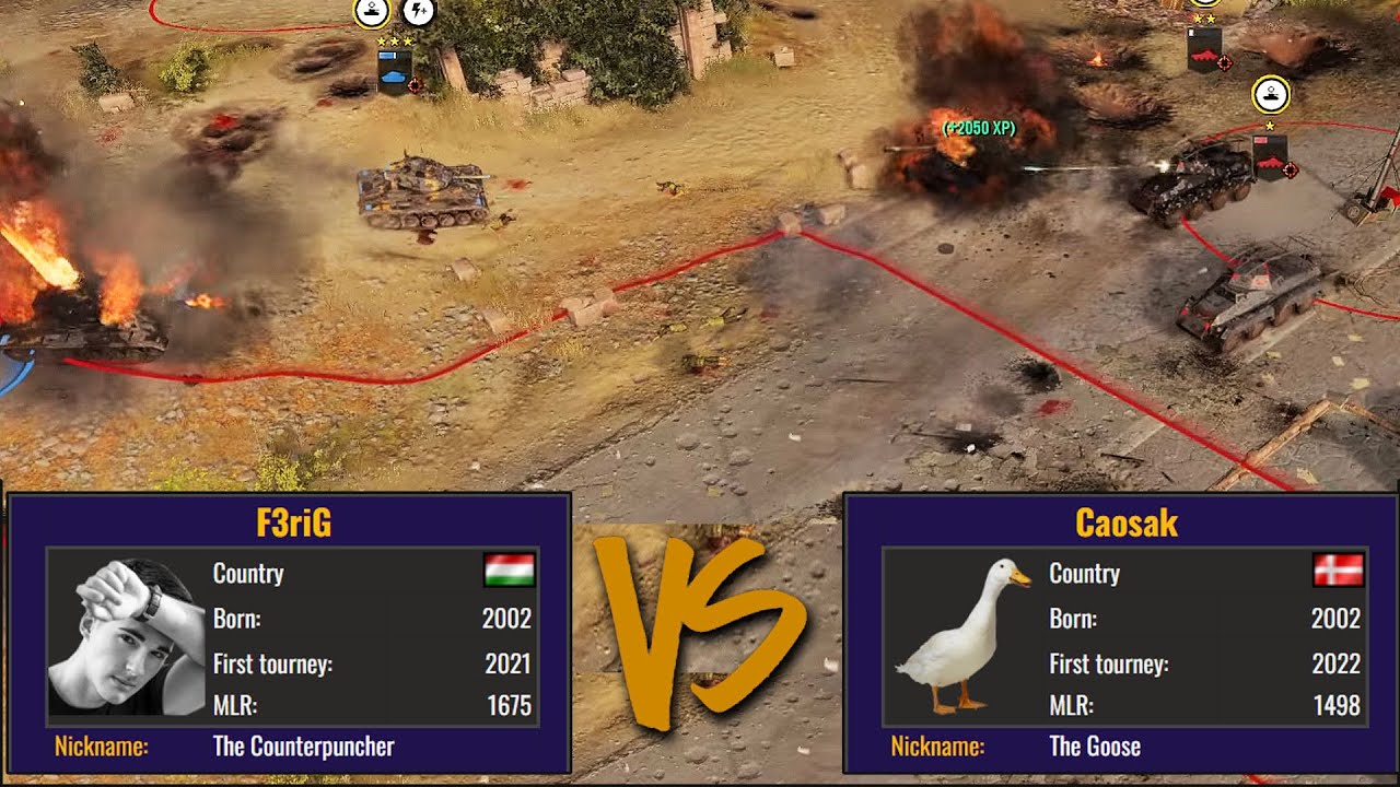 CoH3 ML 2023 semi-FINAL: F3riG vs. Caosak epic Bo5 series ends in utter INSANITY!