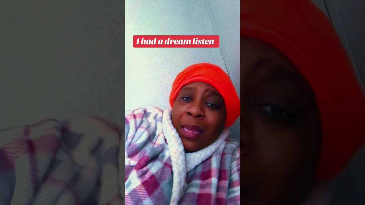 What a dream I had !!!