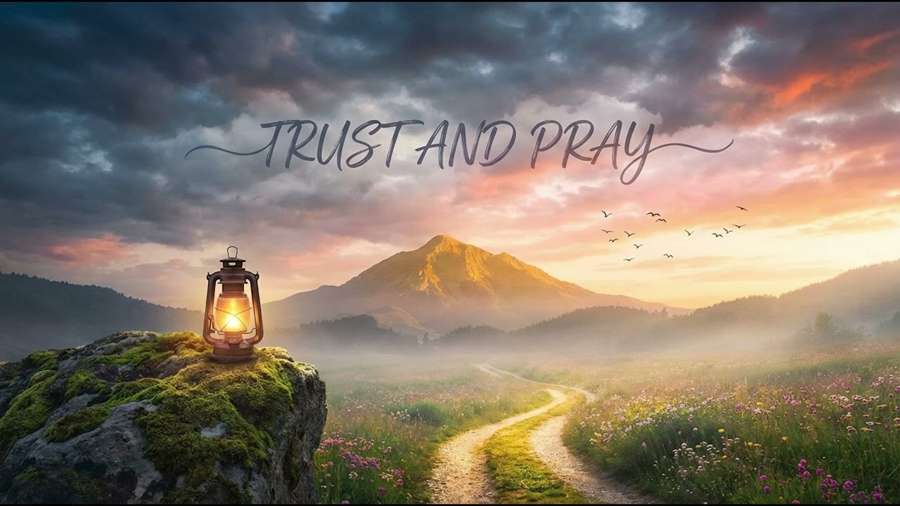 Trust and Pray | Uplifting Worship Song | Be Brave, Have Faith (Lyrics)
