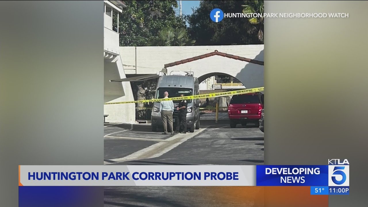 Authorities raid Huntington Park City Hall, mayor's home in corruption probe