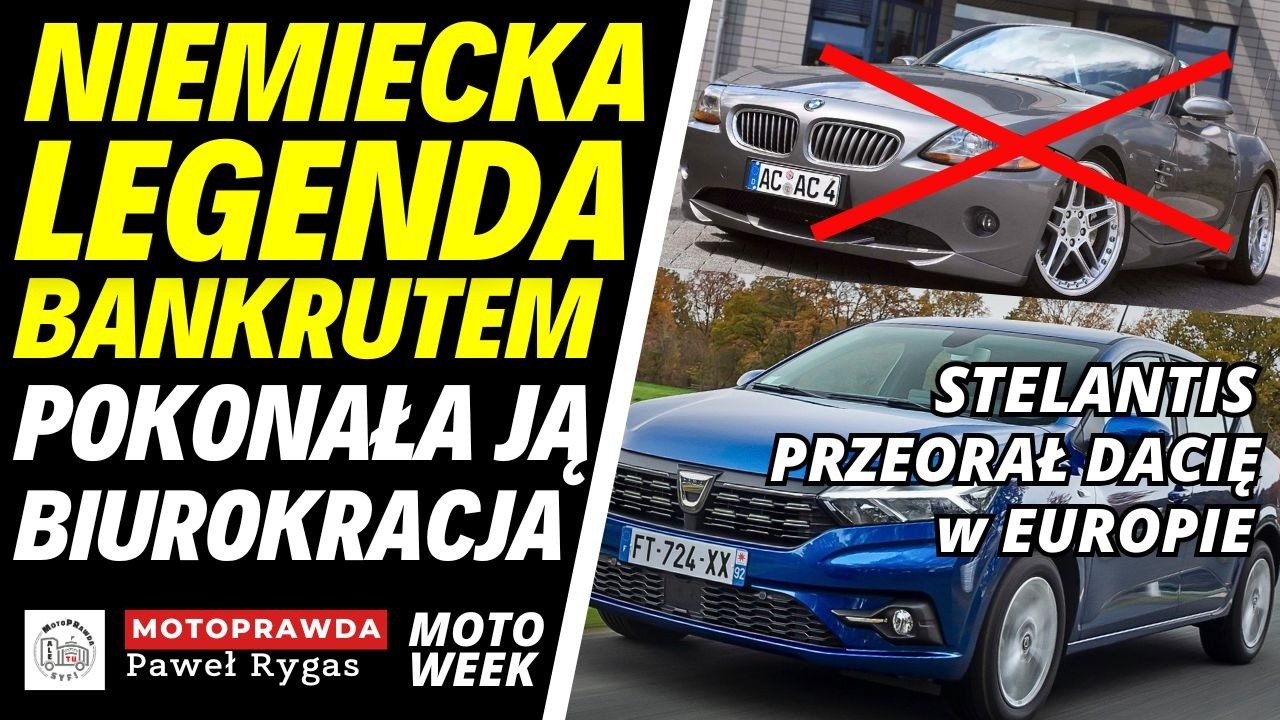 Niemiecka legenda bankrutem. Orka Dacii w UE. Następca 1.2 PureTech