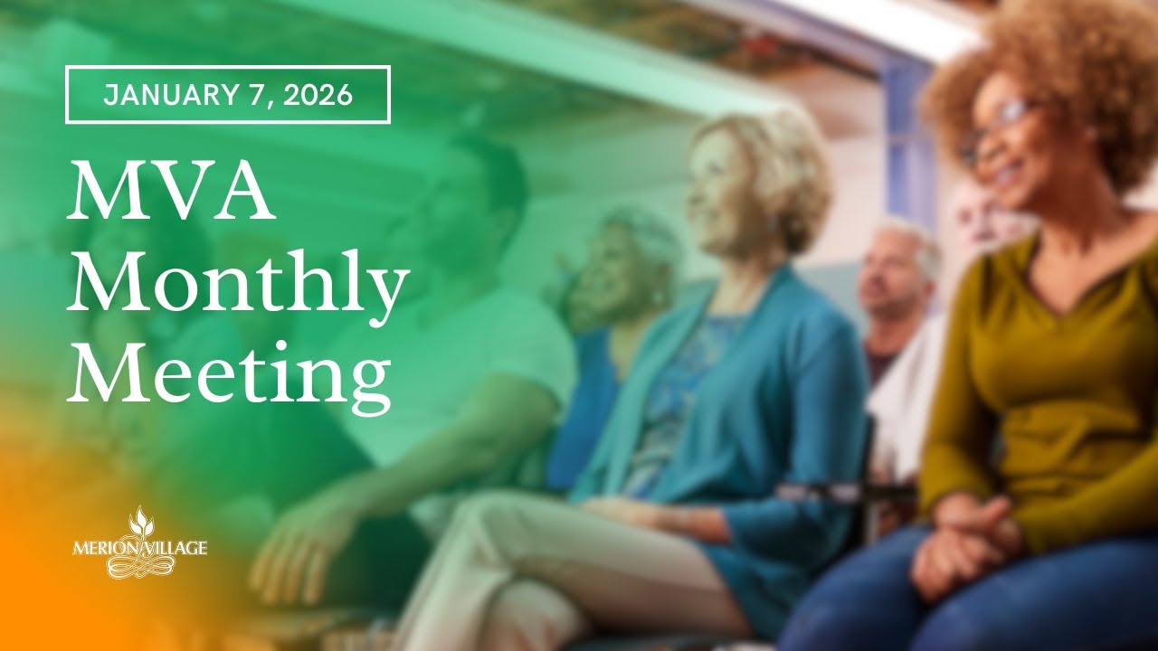 Merion Village Association Monthly Meeting - January 2026