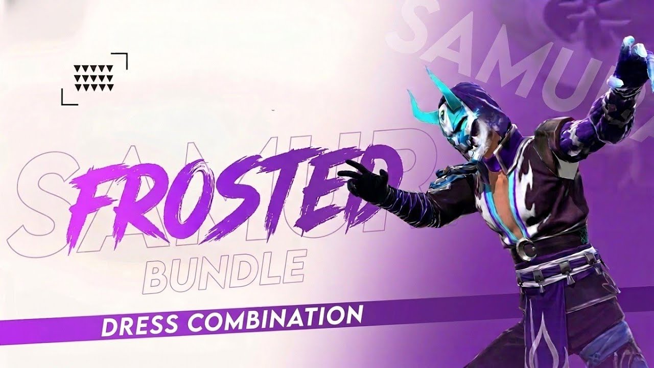 TOP 30 BEST DRESS COMBINATION FOR FROSTED SAMURAI BUNDLE !! FREE FIRE DRESS COMBINATION 🔥
