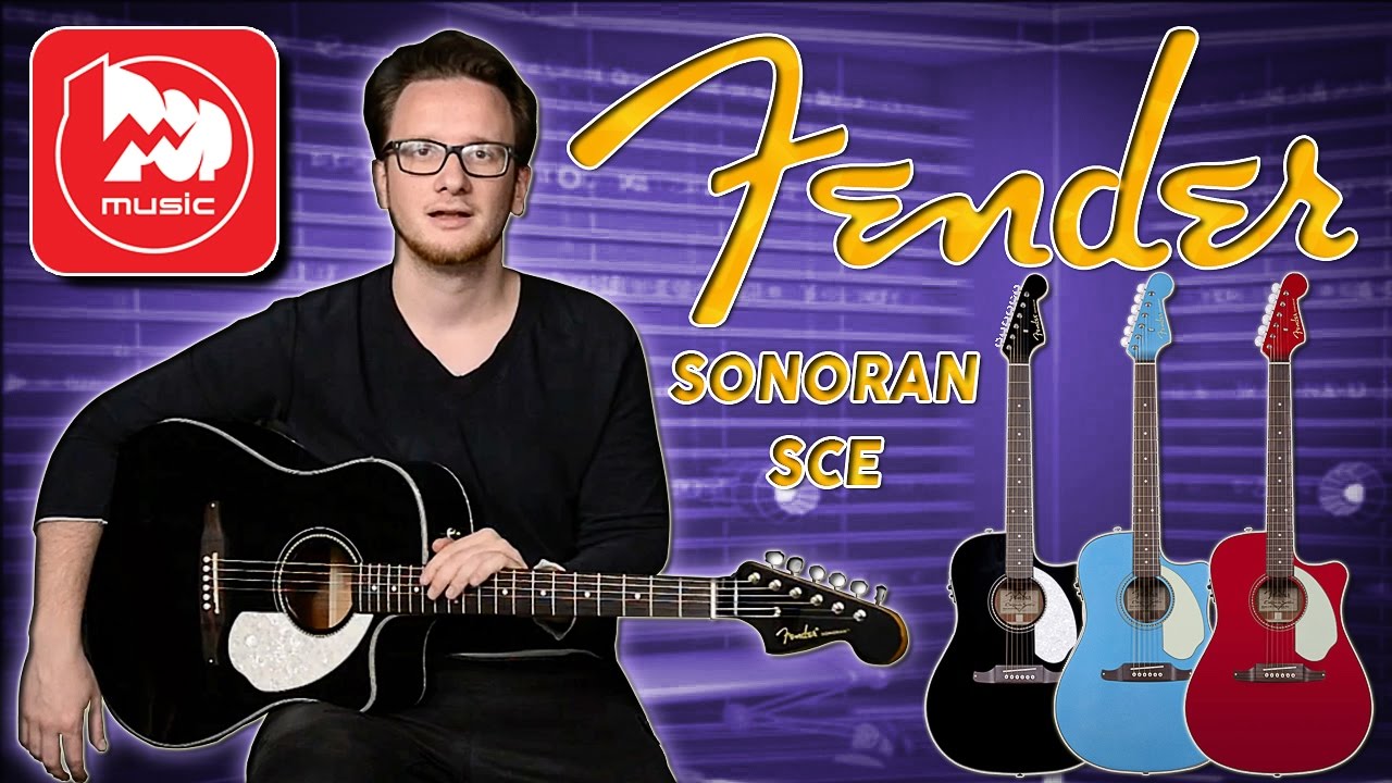 FENDER SONORAN SCE - электроакустика с грифом как у стратокастера