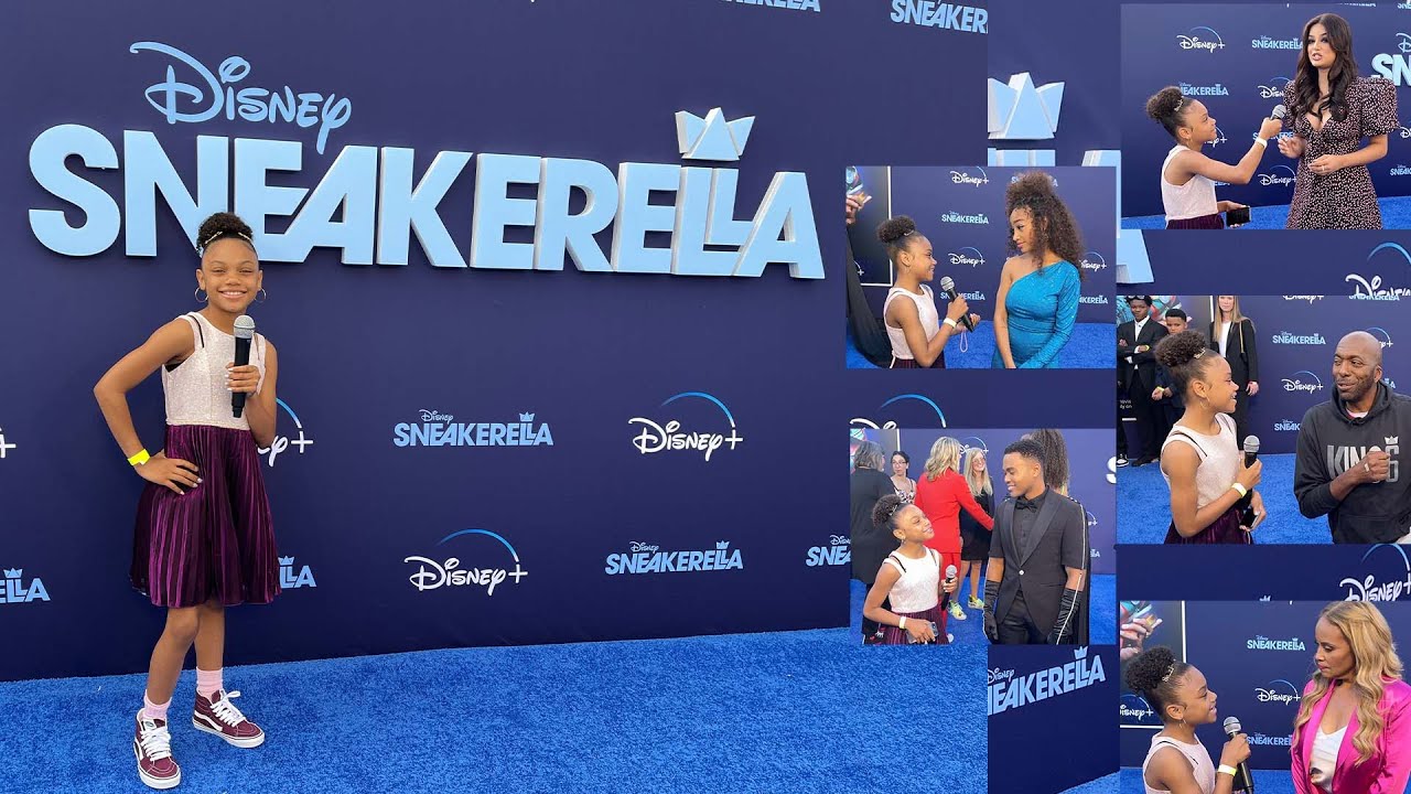 Jazzy interviews stars at the premiere for Disney's new film Sneakerella