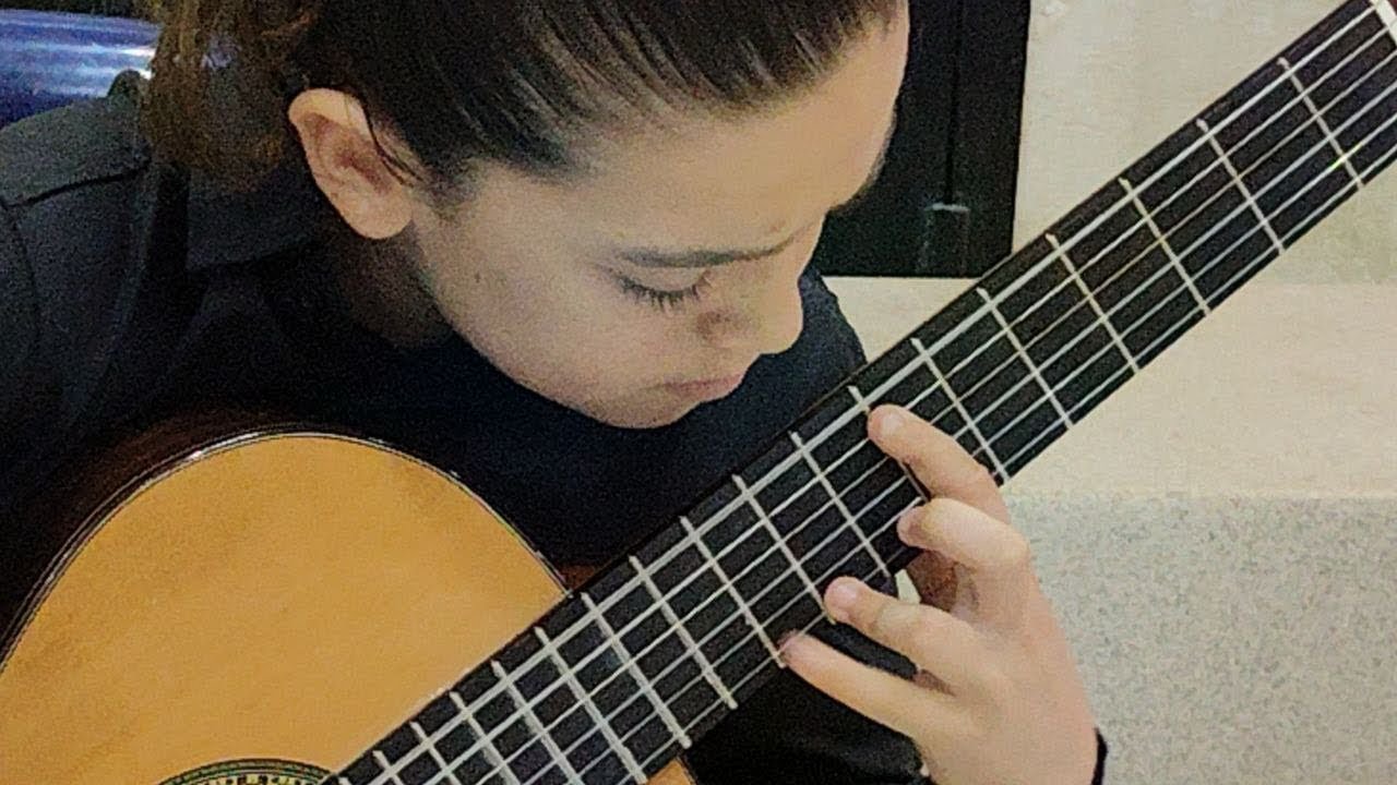 La Catedral &ndash; 1st Movement  Lento | Classical Guitar by 12-Year-Old Moody ❤️