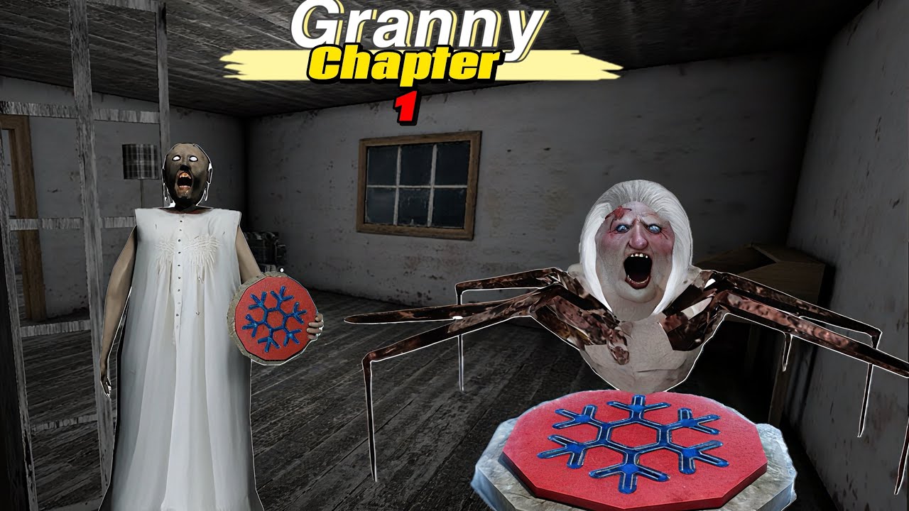 Spider Mom Freeze Trap Me Fas Gayi 😱❄️ | Granny Chapter 1 #horror #shorts #granny 