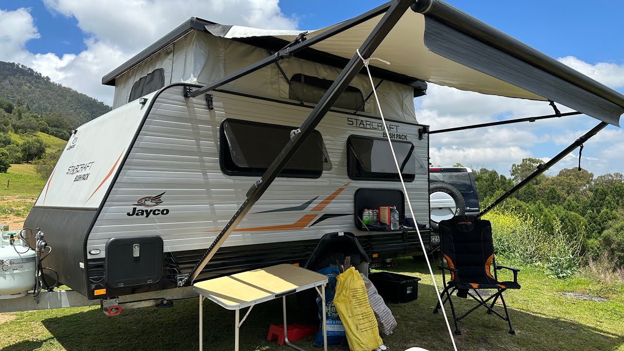 My Caravan 12 ft Jayco “Bushpack” Model, a little beauty!👌I phone 14 pro max.