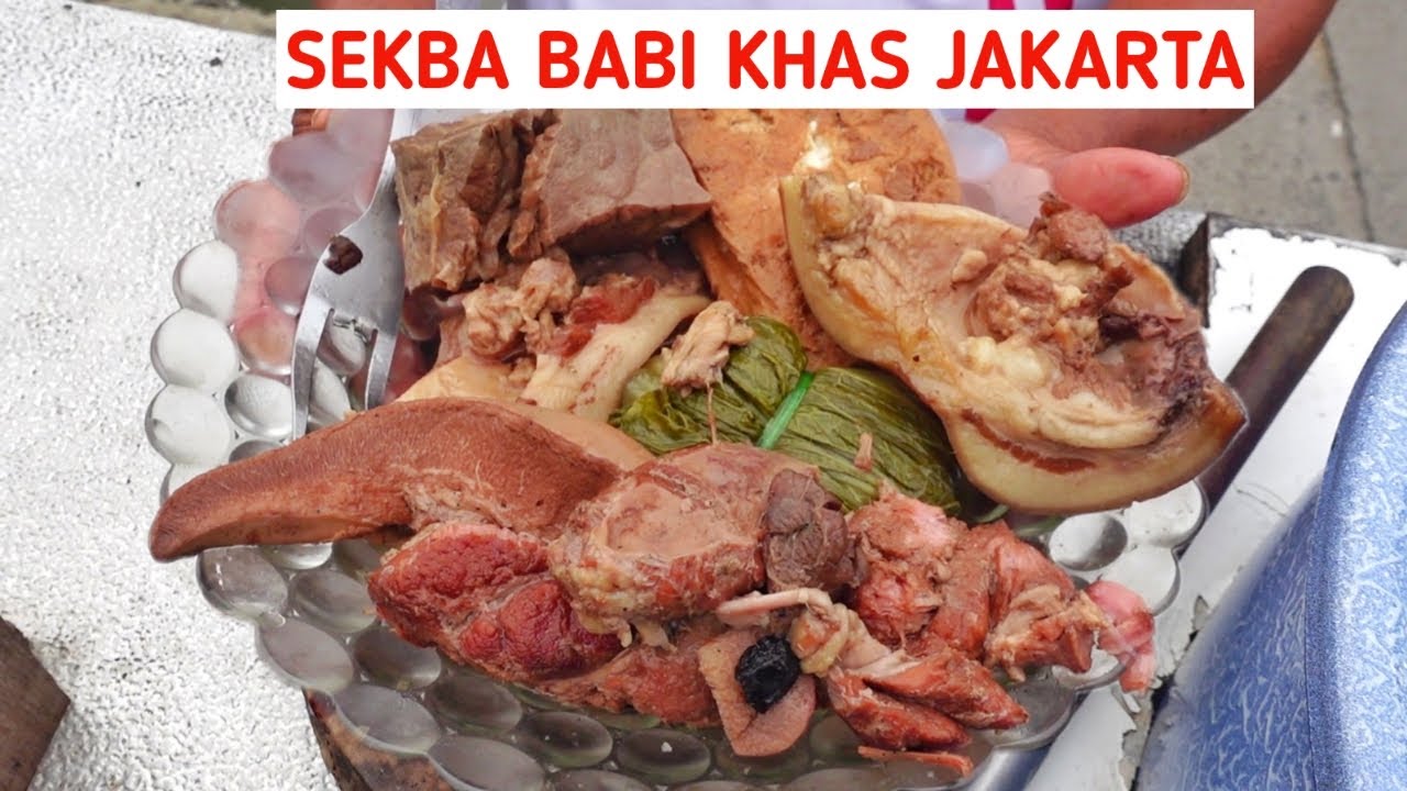 SEKBA BABI GEROBAKAN JUALAN DITENGAH KAMPUNG DI JAKARTA BARAT COCOK BUAT KULINER NON HALAL JAKARTA