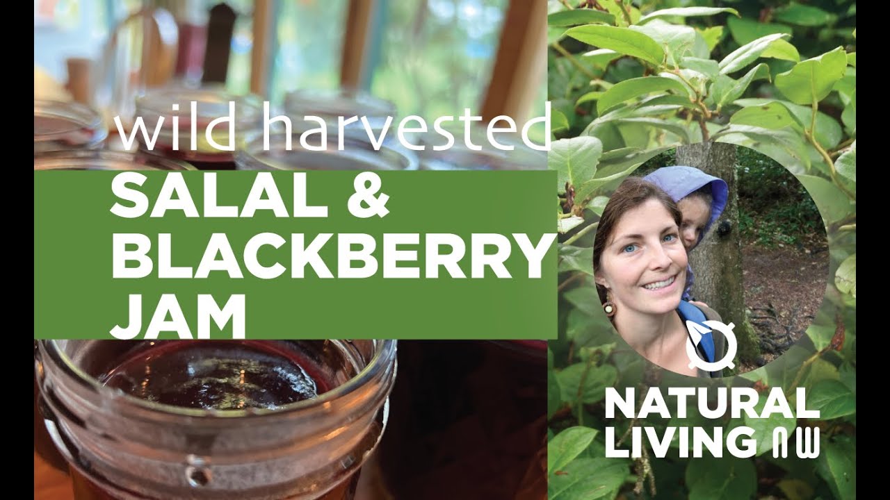 Wild Harvested Salal and Blackberry Jam