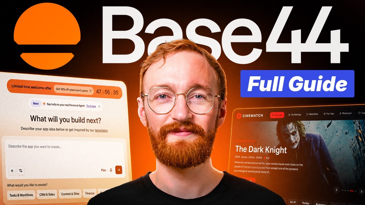 Base44 Tutorial for Beginners 2026 - How to Use Base44