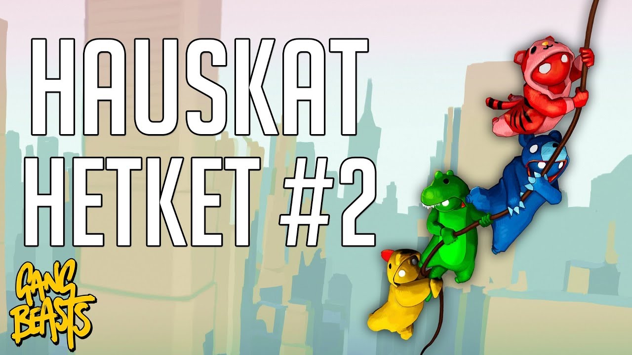 PELKKÄÄ HUUTOA! | Gang Beast Hauskat Hetket