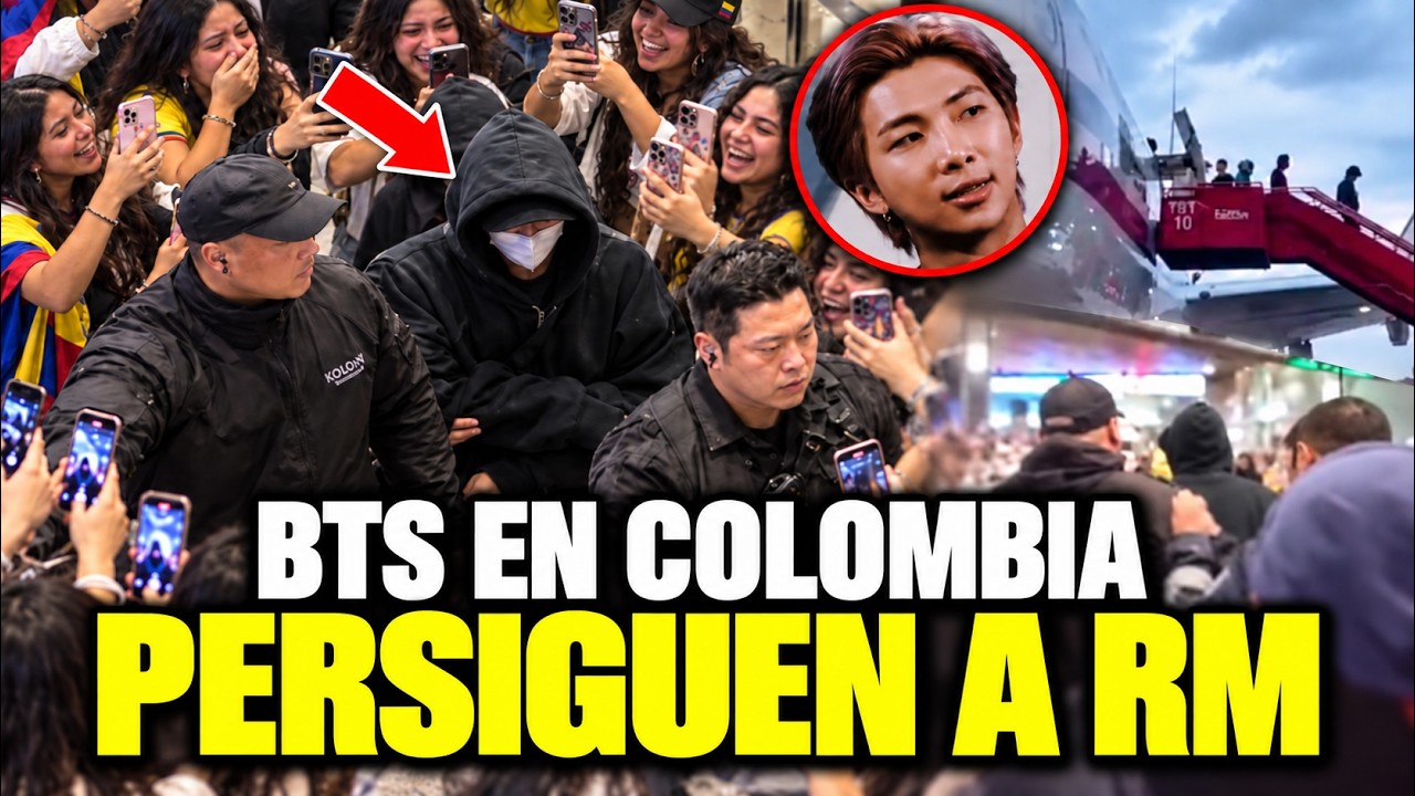 BTS EN COLOMBIA: RM LA PAS&Oacute; MAL TRAS SER PERSEGUIDO POR PERSONAS &iquest;QU&Eacute; PAS&Oacute;?