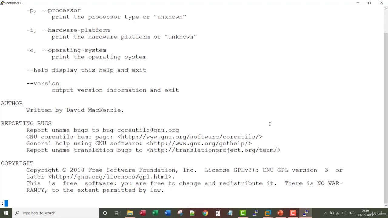 man command in linux