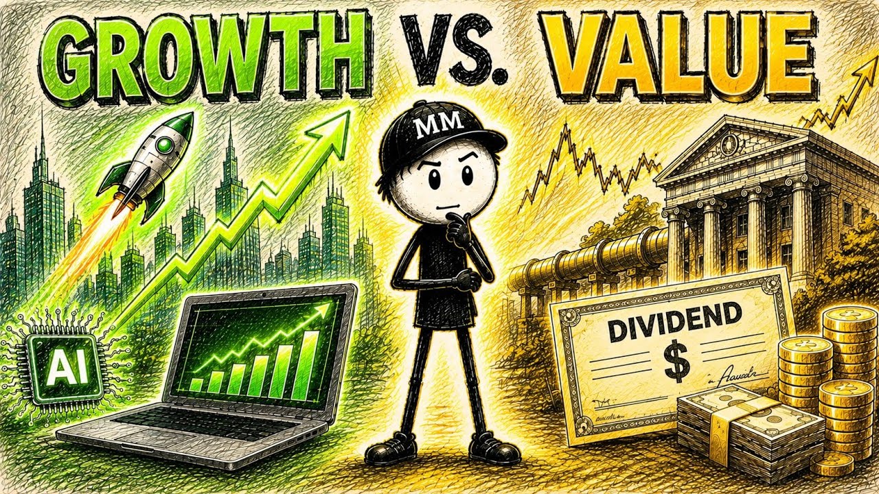 Growth vs Value Investing &mdash; The Real Difference (And Which Is Better)