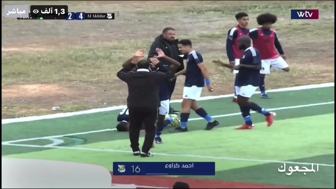 الأخضر يفوز 6-3 علي خليج سرت