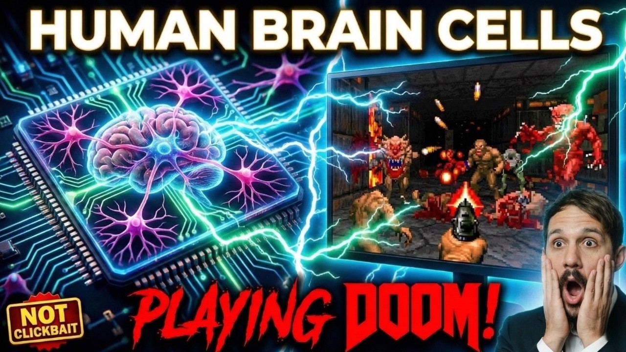 Scientists Put Human Brain Cells on a Chip and They Learned to Play Doom