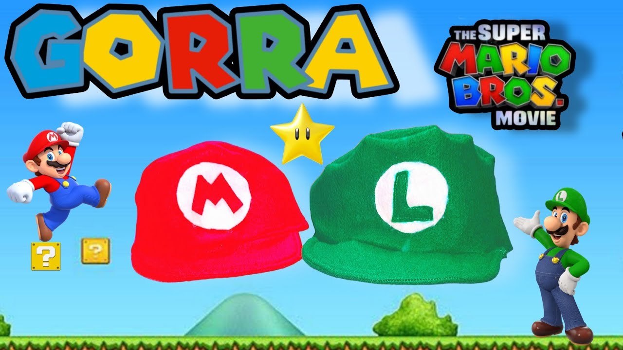 Cómo hacer gorro de Mario Bros y gorro de Luigi.