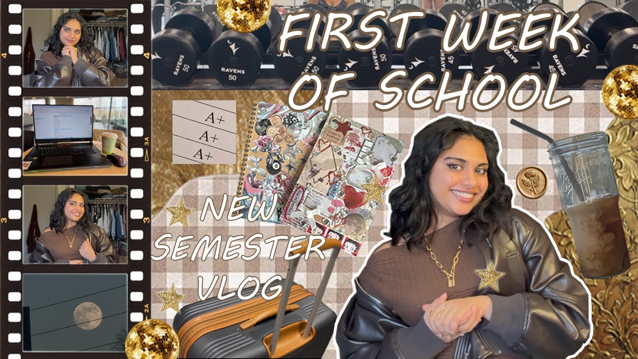 Back to School 2026 vlog, New Year New Goals, New Semester, Productivity vlog ✨