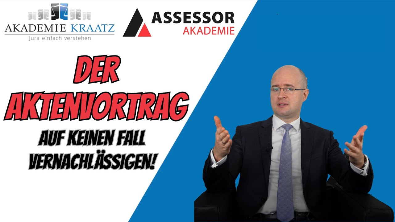 Der Aktenvortrag (Kurzvortrag) in der mündlichen Prüfung des Staatsexamens: Hol Dir die Punkte!
