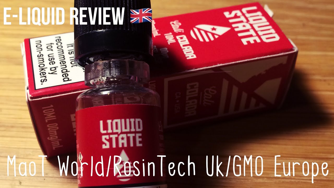 E-Liquid Review: Cali Colada by LIQUID STATE!!!