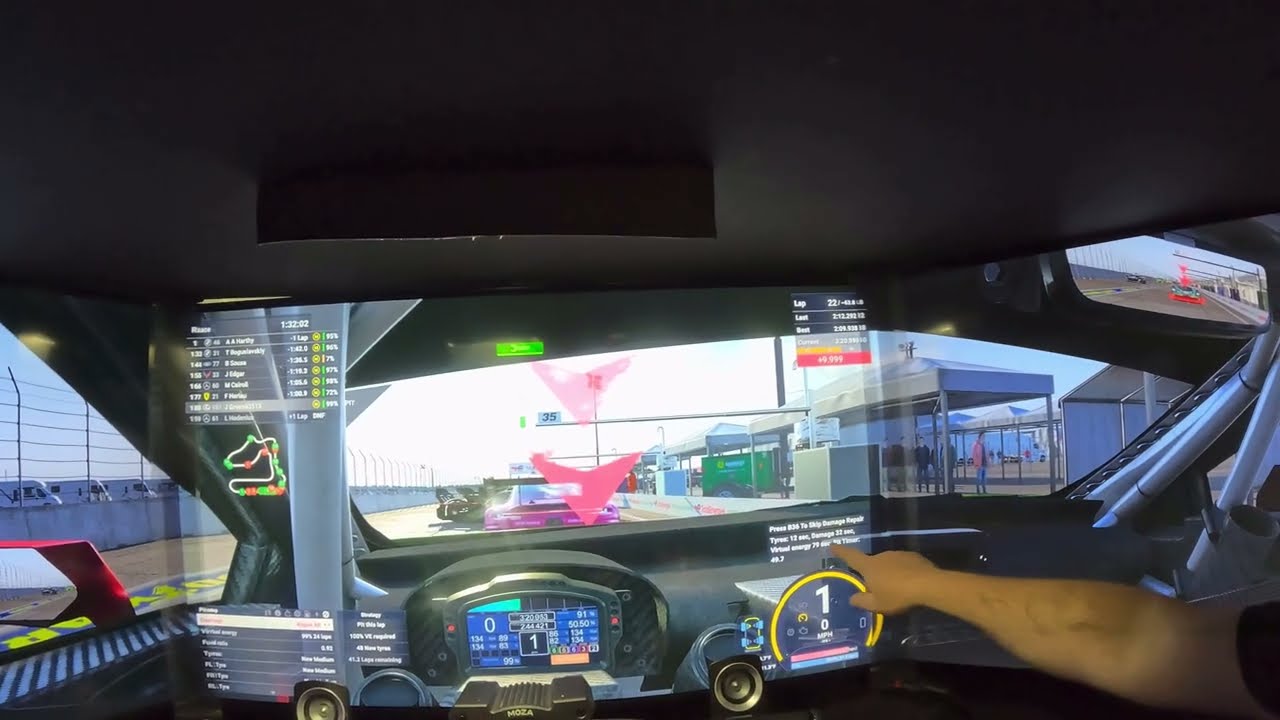 POV Le Mans Ultimate WEC race at Sebring  onboard Lexus RC F GT3