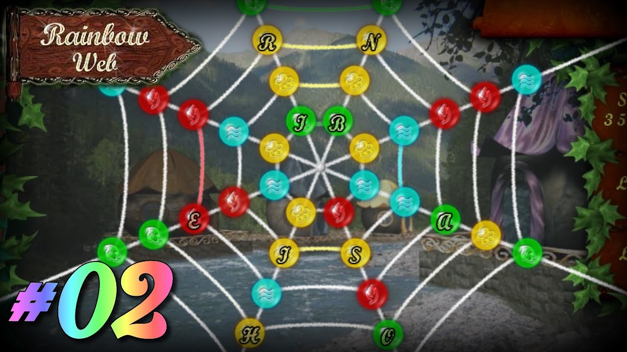 Huts in the Forest - Rainbow Web | #02