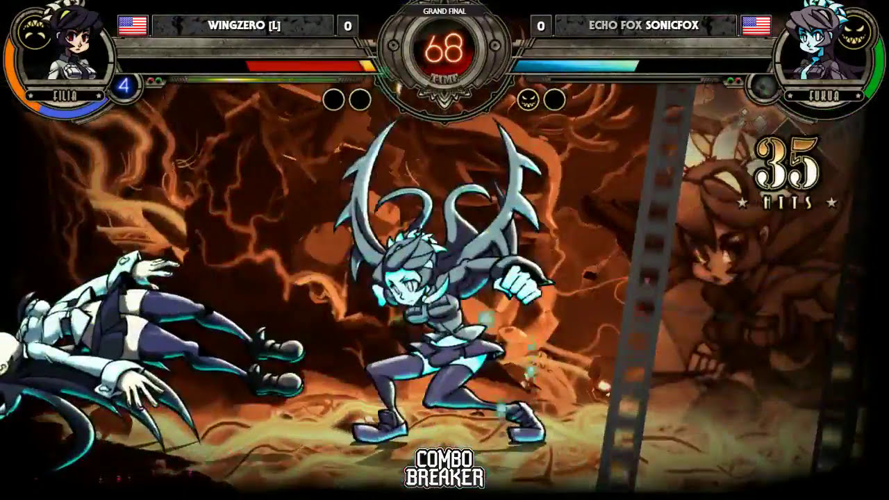 Combo Breaker 2017 | SkullGirls 2nd Encore | Гранд-финал — SonicFox (Fukua) против WingZero (Filia)