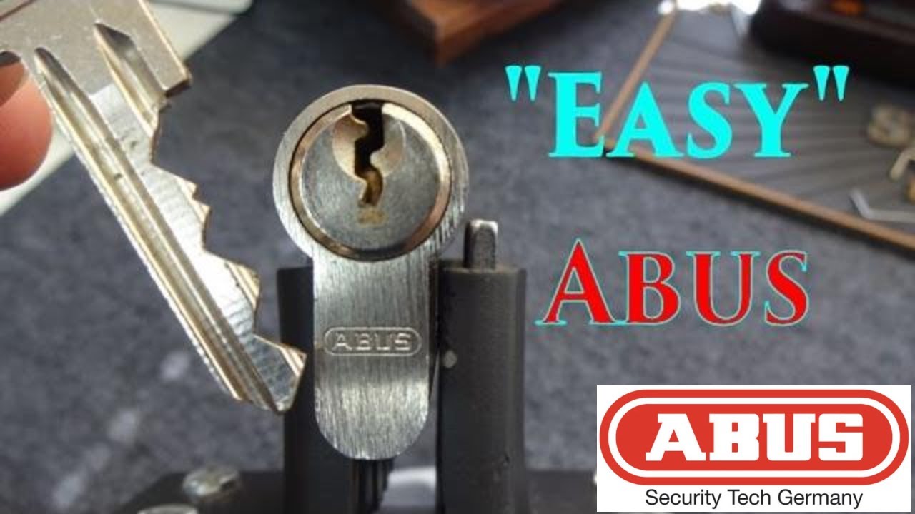 (1080) Abus Euro Cylinder Picked Open