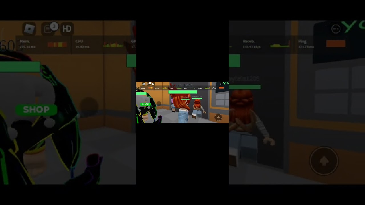 #menina#garota jogando Roblox