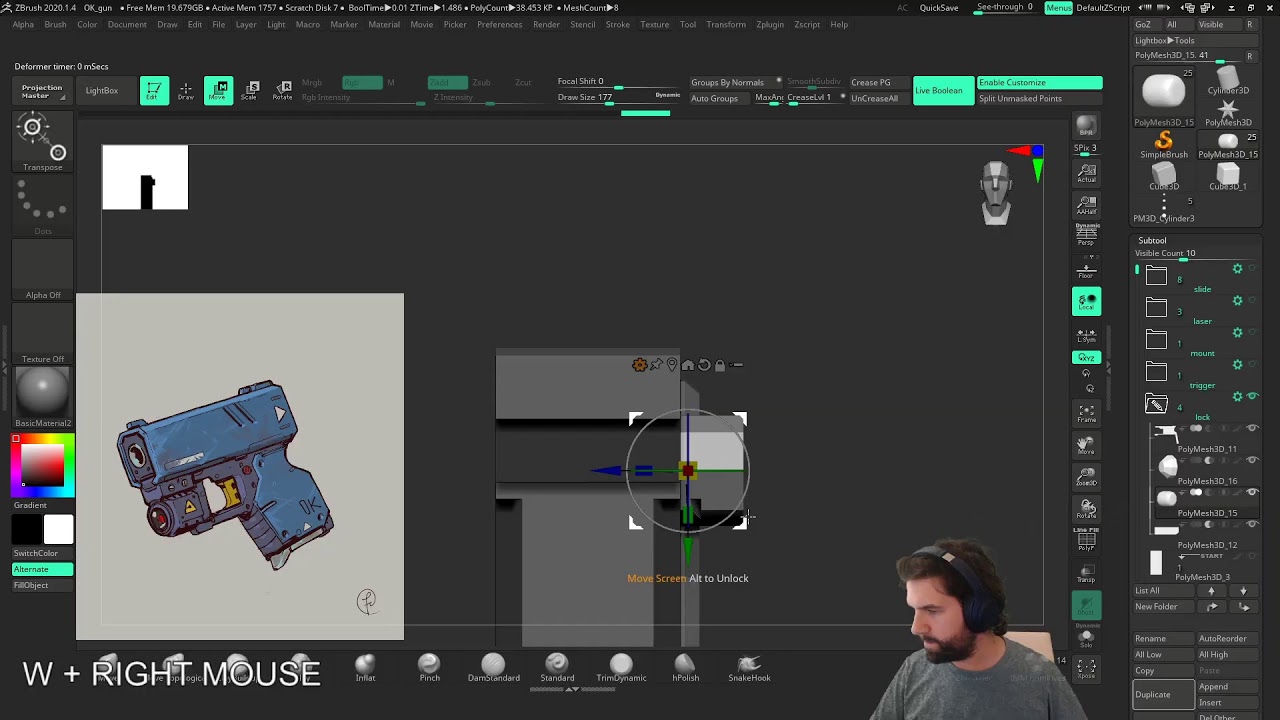 Hard Surface Modeling in Zbrush