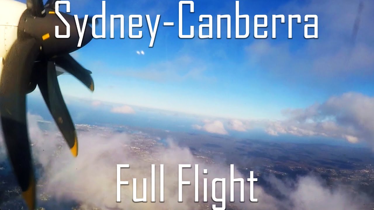 FULL FLIGHT | Sydney to Canberra | ATR72 | Virgin Australia | VA652